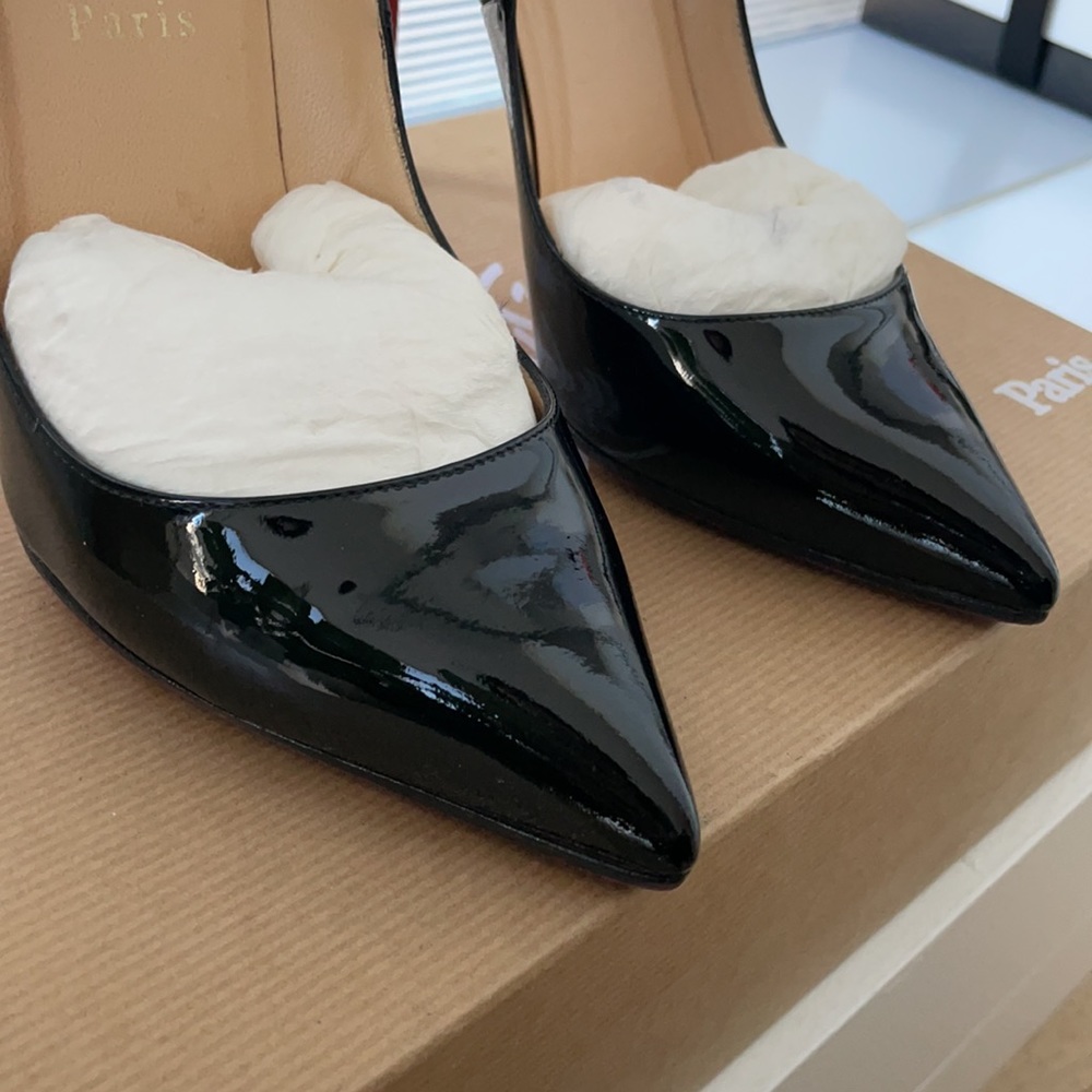 Louboutin Pigalle 120 Black Patent Calf - Picture 3 of 10